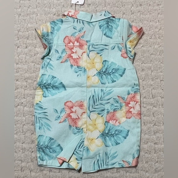 Janie and Jack Tropical Romper - Picture 3 of 7